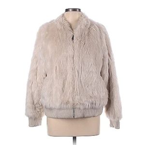 Banana Republic Faux Fur Bomber